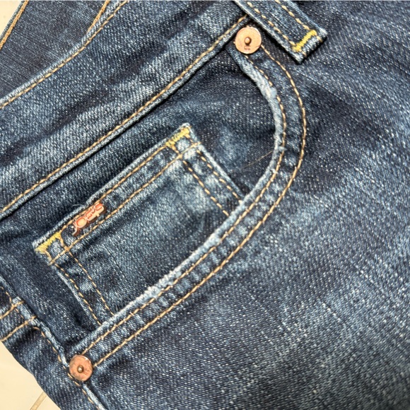 JOES JEANS Women’s Dark Denim The Best Friend Cuffed Denim Shorts - size 29 - Picture 5 of 8